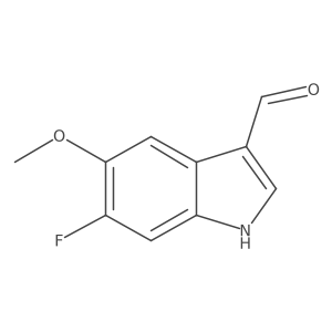 6-fluoro-5-methoxy-1H-indole-3-carbaldehyde结构式