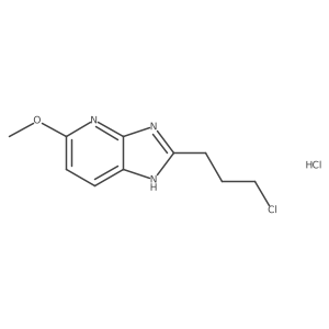 2-(3-chloropropyl)-5-methoxy-1H-imidazo[4,5-b]pyridine hydrochloride Structure