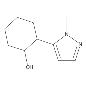 Rac-(1r,2s)-2-(1-methyl-1h-pyrazol-5-yl)cyclohexan-1-ol Structure