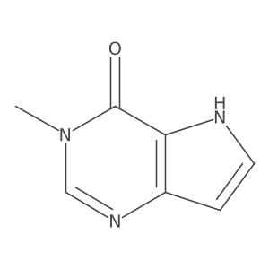 3-methyl-3,5-dihydro-4H-pyrrolo[3,2-d]pyrimidin-4-one Structure
