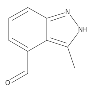 3-Methyl-1H-indazole-4-carbaldehyde Structure