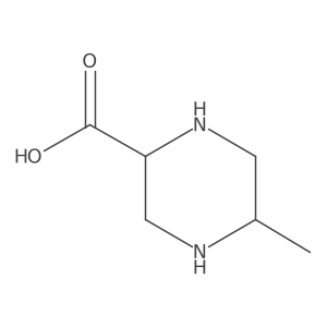 5-Methylpiperazine-2-carboxylic acid结构式