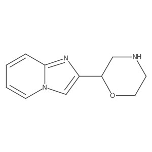 2-{Imidazo[1,2-a]pyridin-2-yl}morpholine结构式