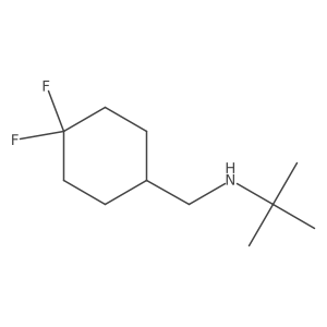 Tert-butyl[(4,4-difluorocyclohexyl)methyl]amine结构式