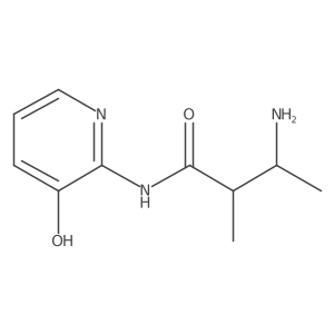 3-Amino-N-(3-hydroxypyridin-2-yl)-2-methylbutanamide Structure