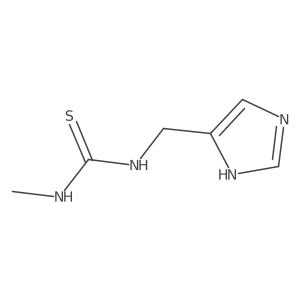 1-[(1H-imidazol-4-yl)methyl]-3-methylthiourea Structure