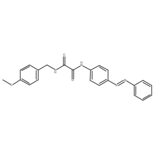N-(4-Methoxybenzyl)-N'-[4-(phenyldiazenyl)phenyl]ethanediamide Structure