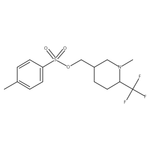 (1-Methyl-6-(trifluoromethyl)piperidin-3-yl)methyl 4-methylbenzenesulfonate Structure