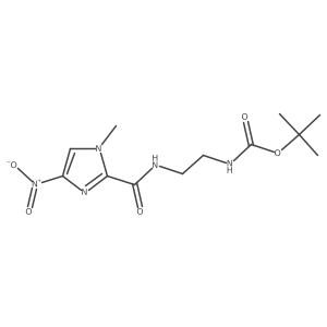 [2-[[(1-Methyl-4-nitro-1h-imidazol-2-yl)carbonyl]amino]ethyl]carbamic acid 1,1-dimethylethyl ester Structure