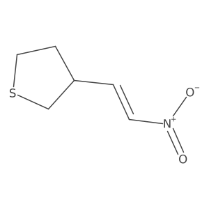 3-(2-Nitroethenyl)thiolane Structure