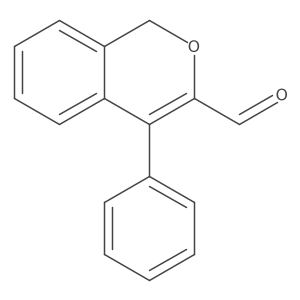 4-phenyl-1H-isochromene-3-carbaldehyde Structure