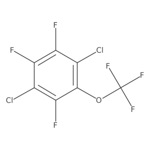 1,4-Dichloro-2,3,5-trifluoro-6-(trifluoromethoxy)benzene Structure