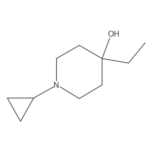 1-Cyclopropyl-4-ethylpiperidin-4-ol结构式
