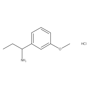1-(3-Methoxyphenyl)propan-1-amine hydrochloride结构式