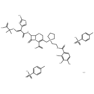 Cefiderocol ditosylate monohydrate Structure