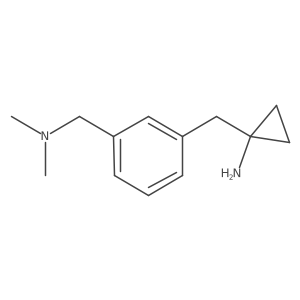 1-({3-[(Dimethylamino)methyl]phenyl}methyl)cyclopropan-1-amine结构式
