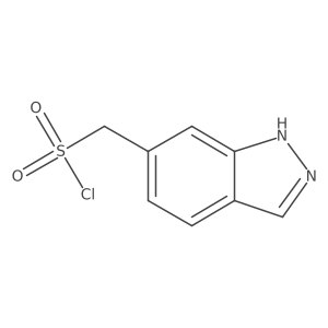 (1H-indazol-6-yl)methanesulfonyl chloride结构式