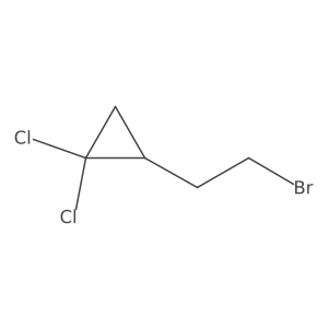 2-(2-Bromoethyl)-1,1-dichlorocyclopropane Structure