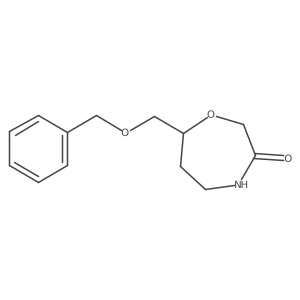 7-((Benzyloxy)methyl)-1,4-oxazepan-3-one Structure