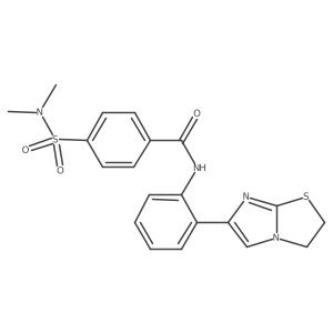 N-(2-(2,3-dihydroimidazo[2,1-b]thiazol-6-yl)phenyl)-4-(N,N-dimethylsulfamoyl)benzamide结构式