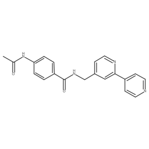 N-([2,4'-bipyridin]-4-ylmethyl)-4-acetamidobenzamide Structure