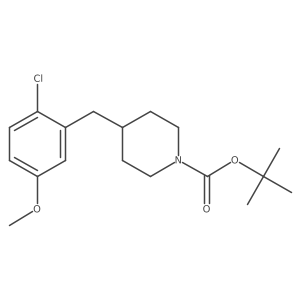 1-Boc-4-(2-chloro-5-methoxybenzyl)piperidine Structure