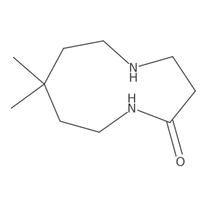 8,8-Dimethyl-1,5-diazecan-2-one结构式