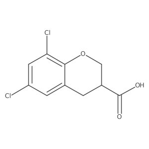 (R)-6,8-Dichlorochromane-3-carboxylic acid Structure
