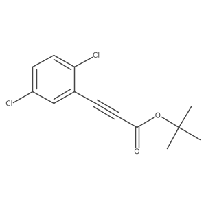 Tert-butyl 3-(2,5-dichlorophenyl)prop-2-ynoate结构式