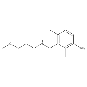 3-{[(3-Methoxypropyl)amino]methyl}-2,4-dimethylaniline结构式
