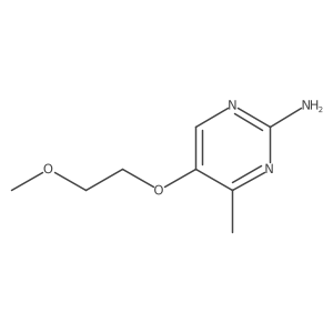 5-(2-Methoxyethoxy)-4-methylpyrimidin-2-amine Structure