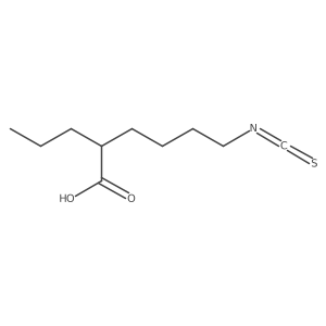 6-Isothiocyanato-2-propylhexanoic acid结构式
