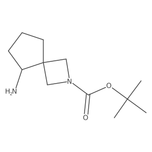 tert-Butyl 5-amino-2-azaspiro[3.4]octane-2-carboxylate Structure