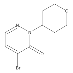 4-Bromo-2-(oxan-4-yl)-2,3-dihydropyridazin-3-one Structure