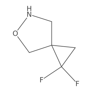 1,1-Difluoro-5-oxa-6-azaspiro[2.4]heptane结构式