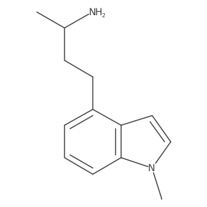 (2R)-4-(1-methyl-1H-indol-4-yl)butan-2-amine结构式
