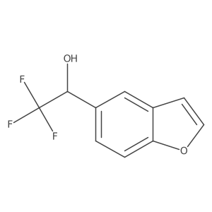(1S)-1-(1-benzofuran-5-yl)-2,2,2-trifluoroethan-1-ol结构式