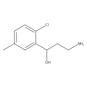 (1S)-3-amino-1-(2-chloro-5-methylphenyl)propan-1-ol Structure