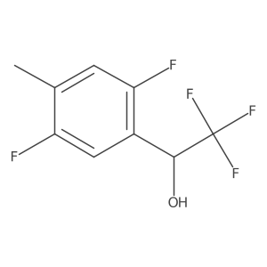 (1S)-1-(2,5-difluoro-4-methylphenyl)-2,2,2-trifluoroethan-1-ol Structure