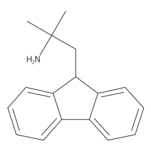 1-(9H-fluoren-9-yl)-2-methylpropan-2-amine结构式