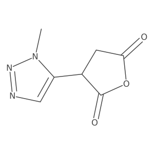 3-(1-methyl-1H-1,2,3-triazol-5-yl)oxolane-2,5-dione结构式