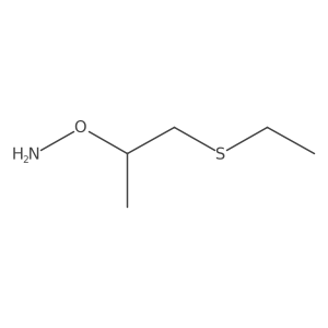 O-[1-(ethylsulfanyl)propan-2-yl]hydroxylamine结构式
