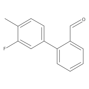 2-(3-Fluoro-4-methylphenyl)benzaldehyde Structure