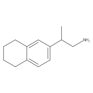 (2R)-2-(5,6,7,8-Tetrahydronaphthalen-2-yl)propan-1-amine结构式