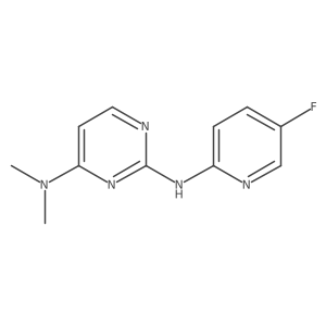 N2-(5-fluoropyridin-2-yl)-N4,N4-dimethylpyrimidine-2,4-diamine Structure