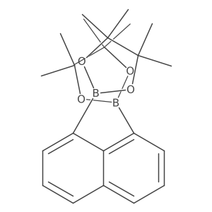 Naphthalene-1,8-diboronic Acid Bis(pinacol) Ester结构式