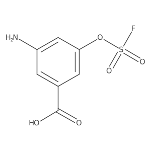 3-Amino-5-[(fluorosulfonyl)oxy]benzoic acid结构式