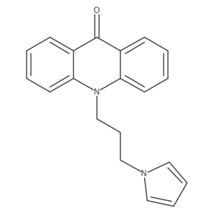 10-(3-(1H-Pyrrol-1-yl)propyl)acridin-9(10H)-one结构式