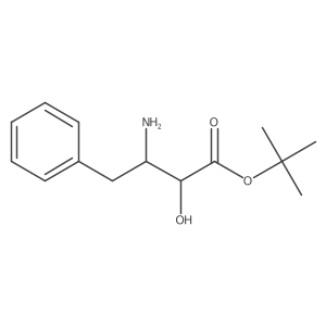 tert-butyl (3S)-3-amino-2-hydroxy-4-phenylbutanoate结构式
