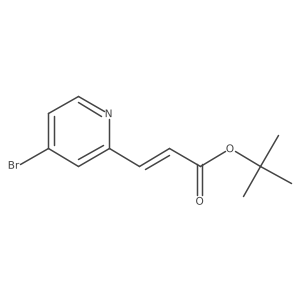 (E)-tert-butyl 3-(4-bromopyridin-2-yl)acrylate Structure